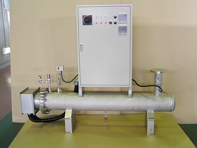 循環水昇温用流水加熱器画像