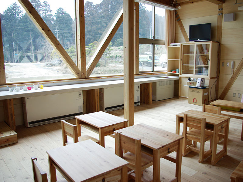 蓄熱暖房器の設置例画像