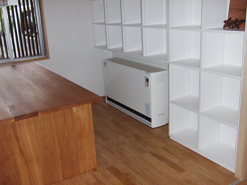 蓄熱暖房器の設置例画像