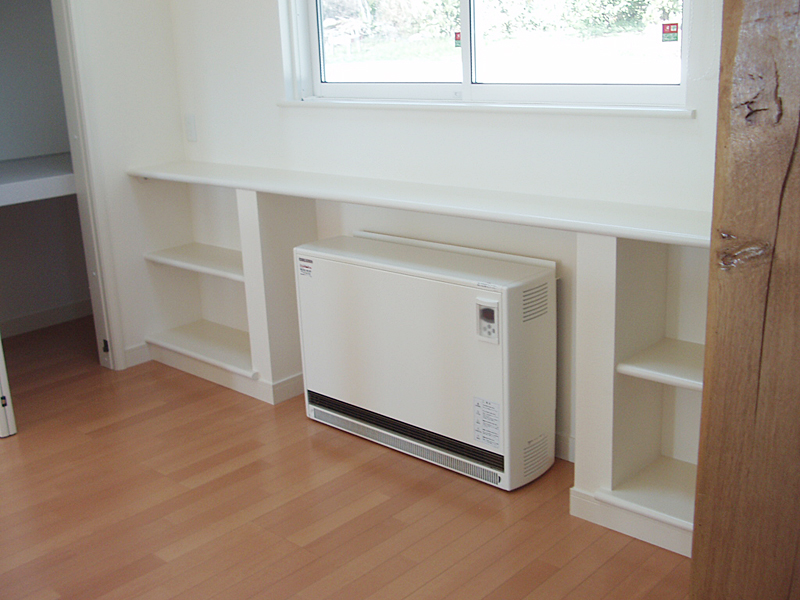 蓄熱暖房器の設置例画像
