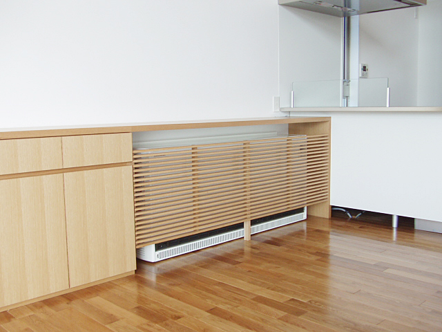 蓄熱暖房器の設置例画像